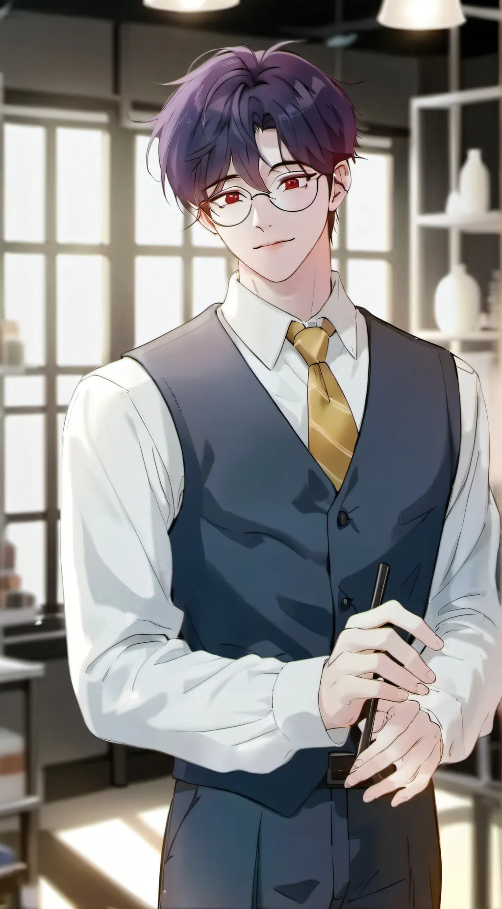 ai character: Mephisto  background