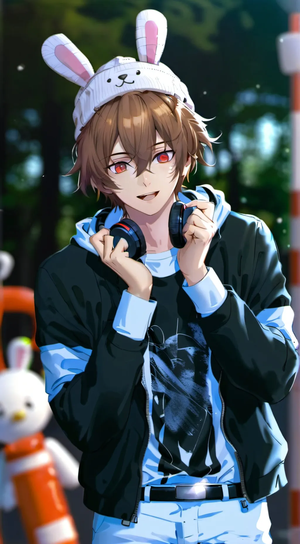 ai character: Kenji  background