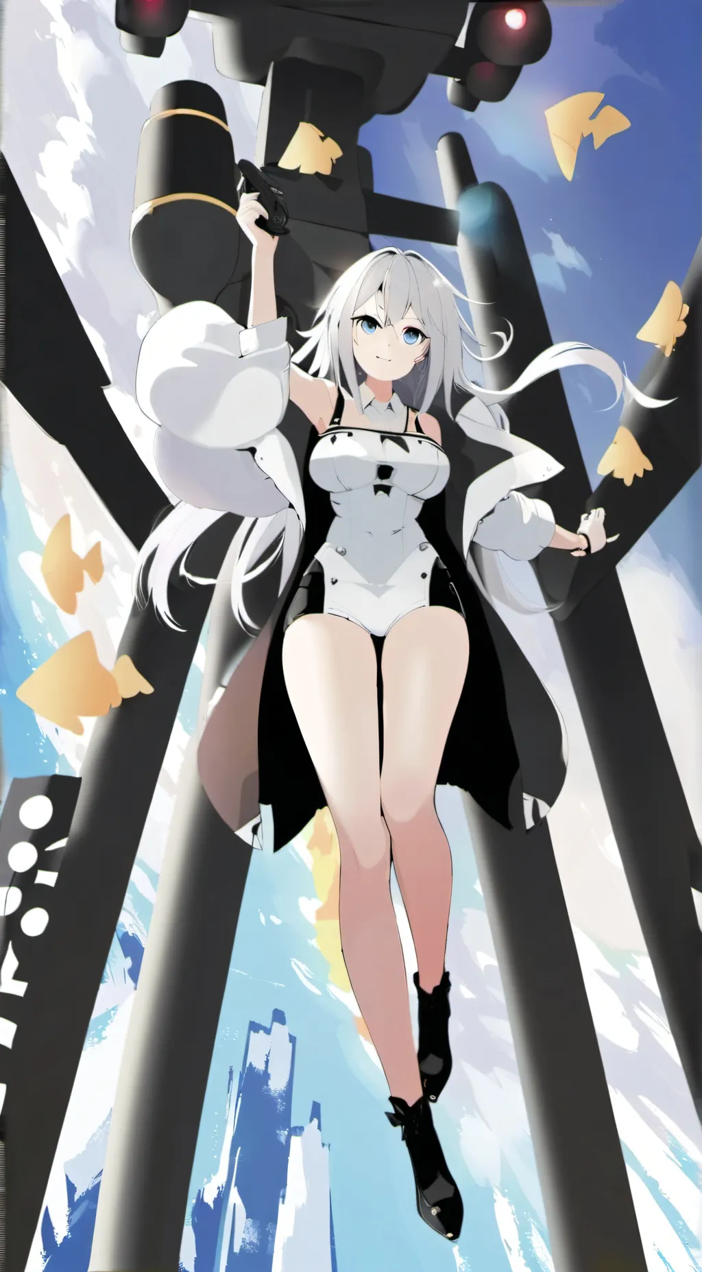 ai character: giantess  background