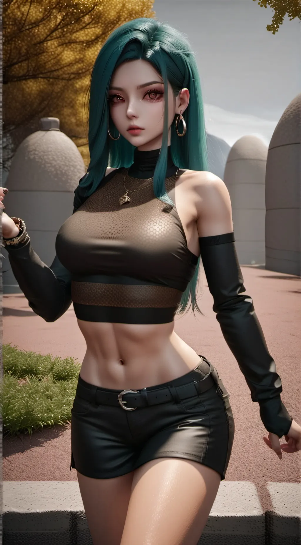 ai character: milla bad girl background