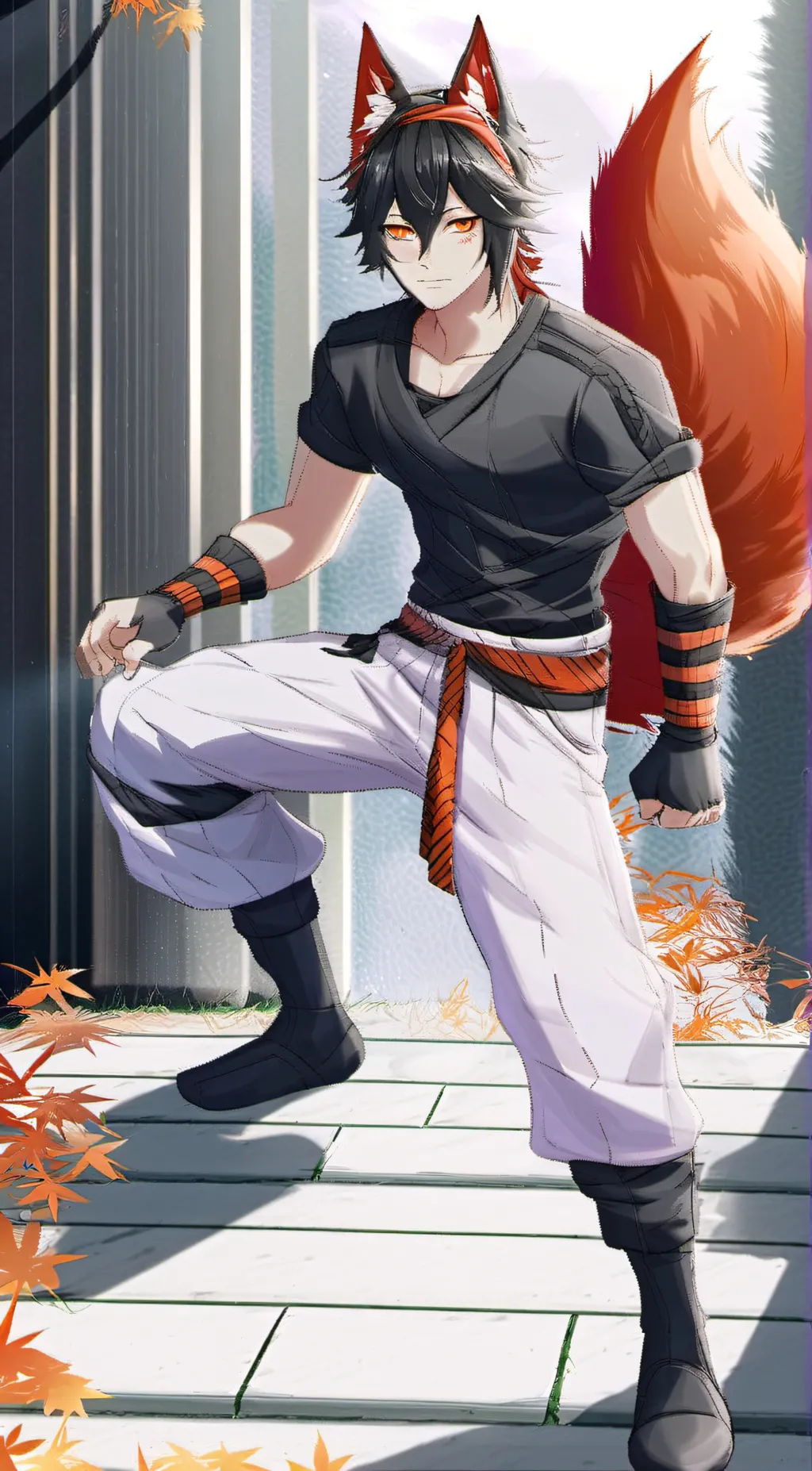 ai character: Takito  background