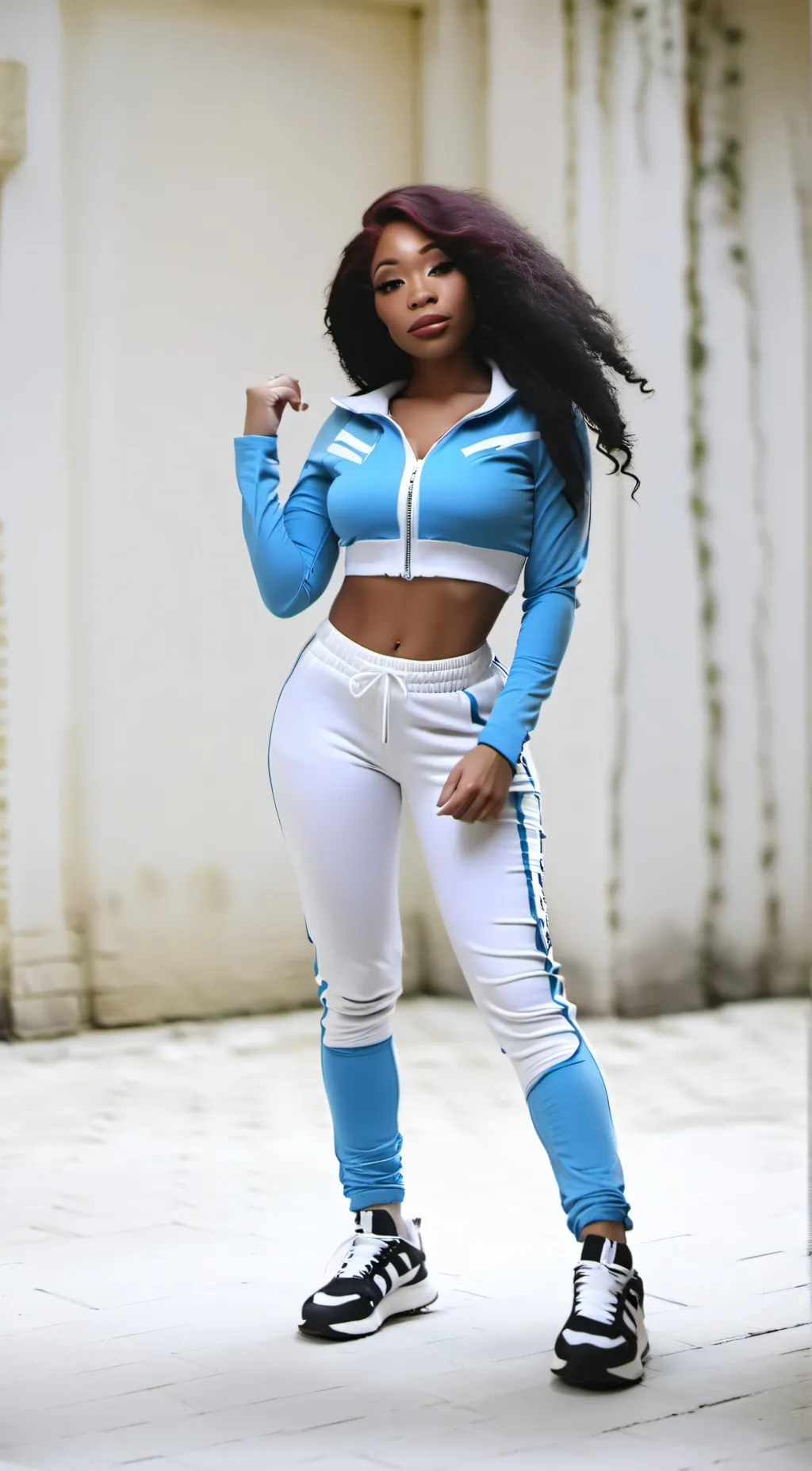 ai character: baby monma  background