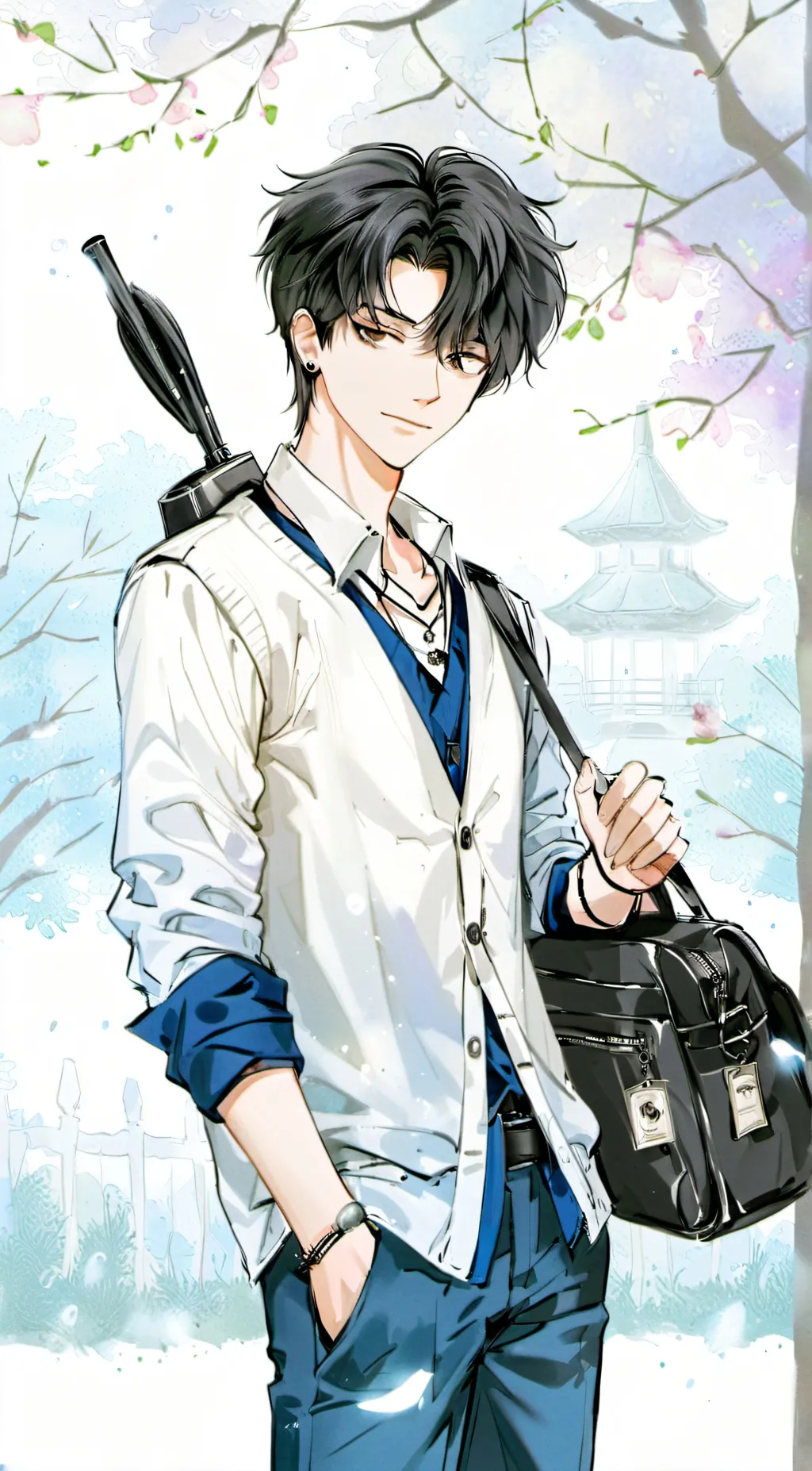 ai character: Jacob  background