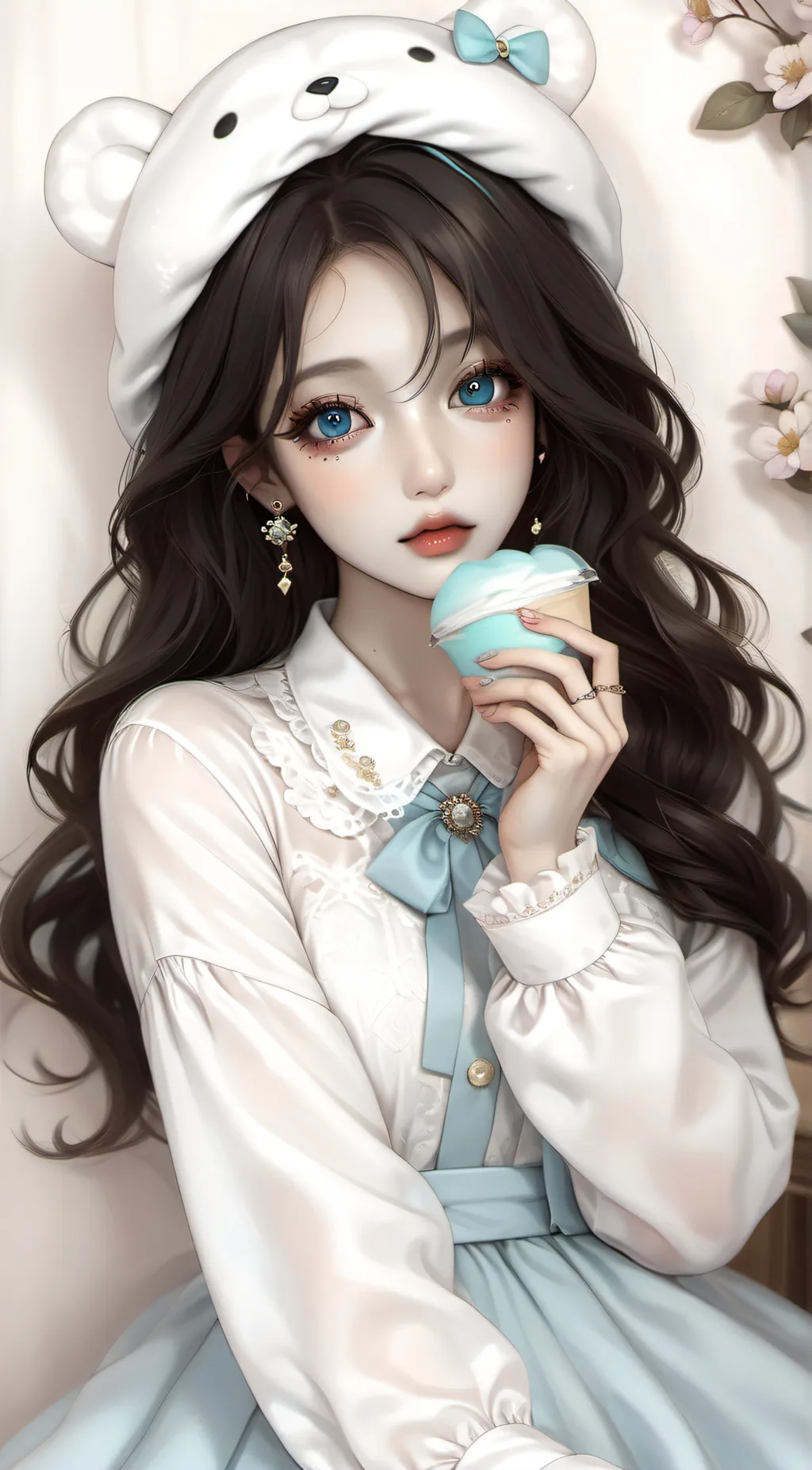 ai character: Photo day background