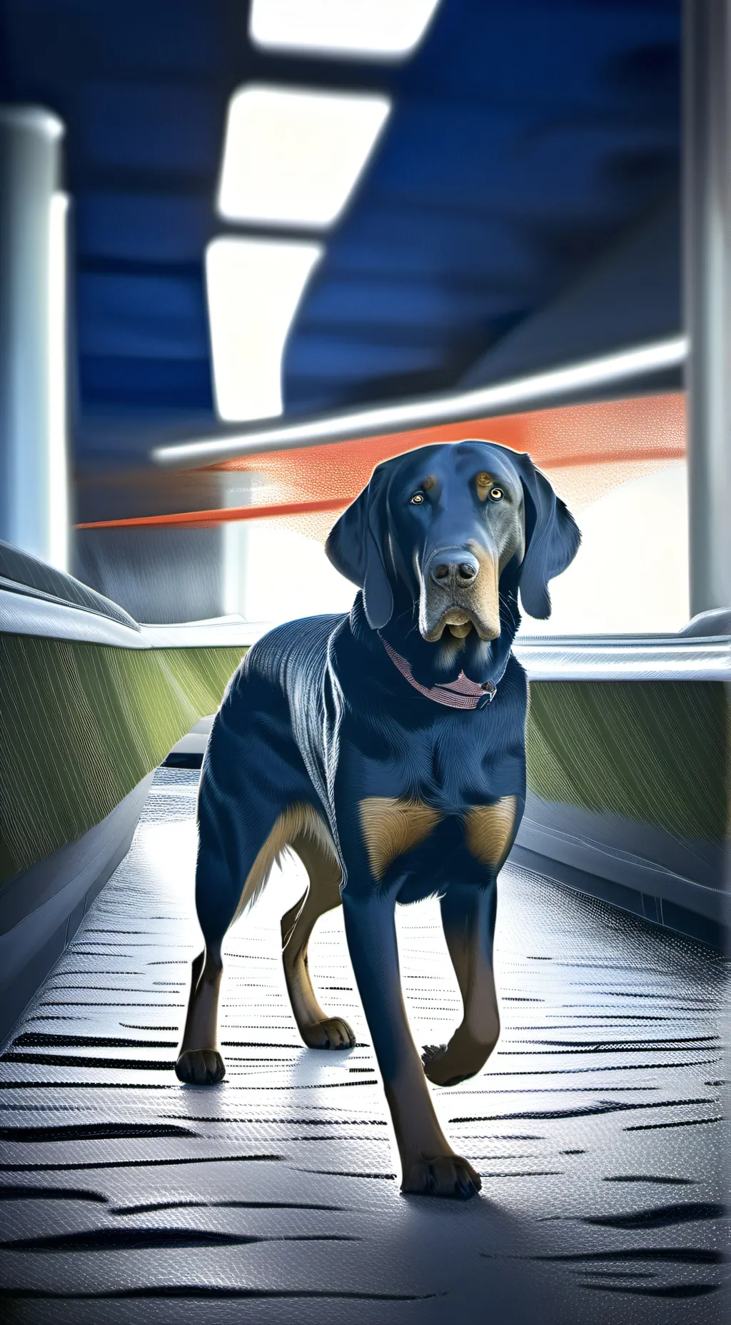 ai character: Copper background