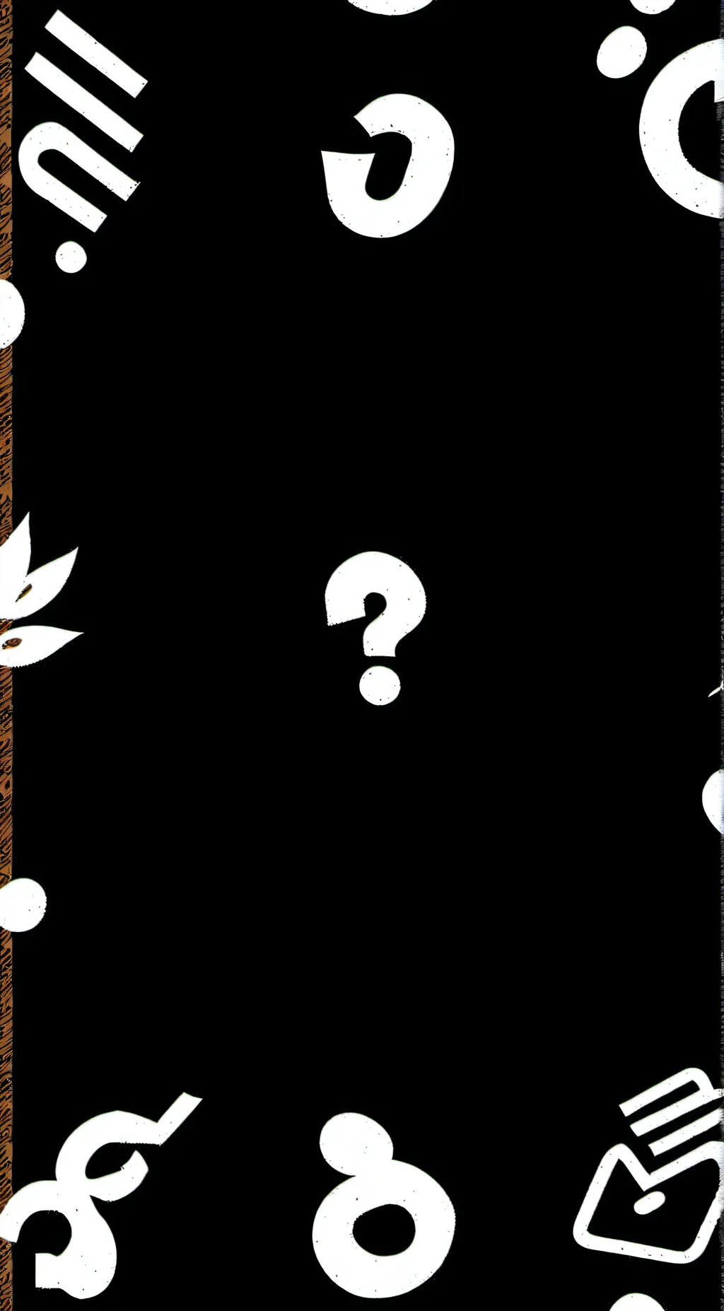 ai character: Questions background