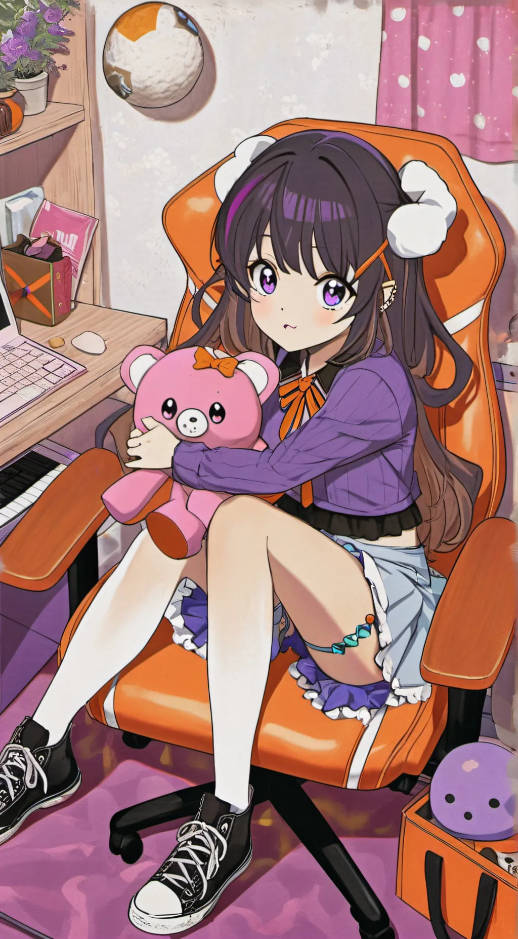 ai character: your autistic sis background