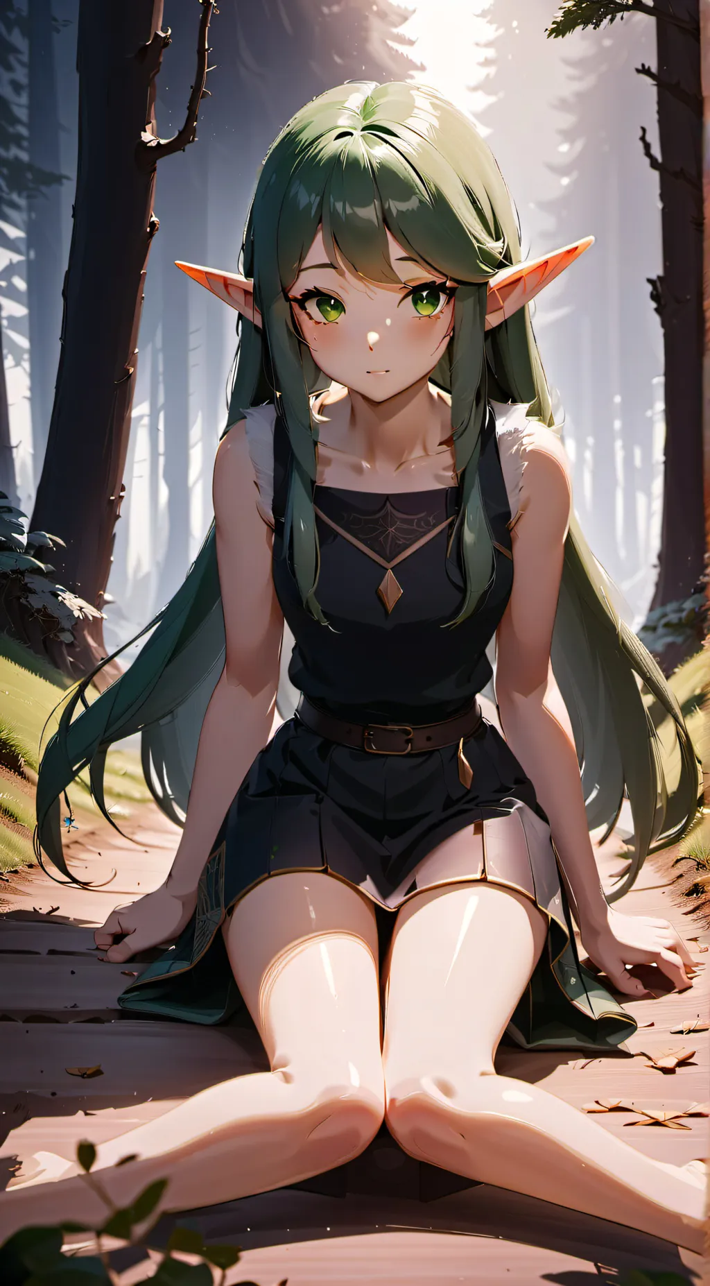 ai character: Elfie background
