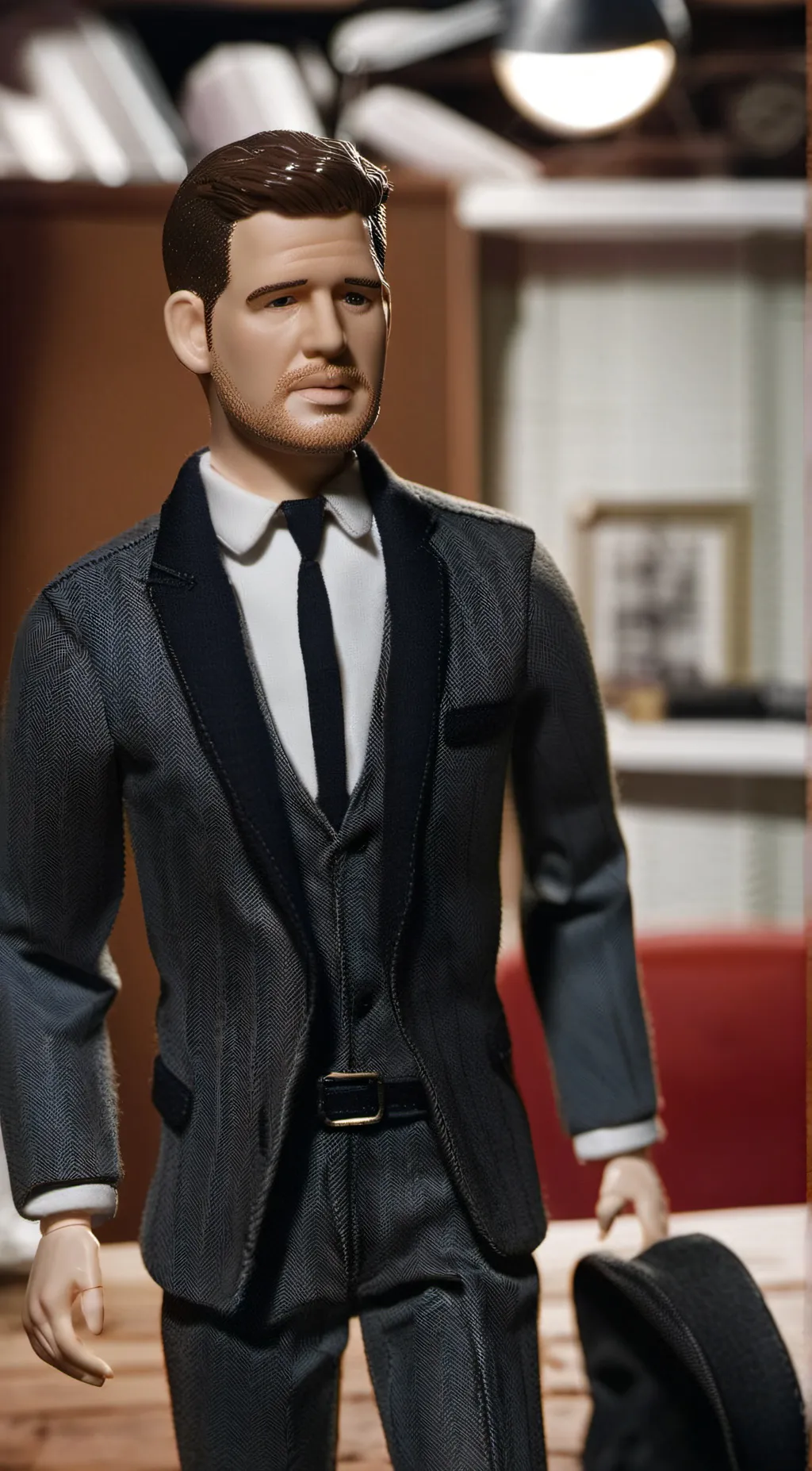 ai character: Michael Bublé Act background