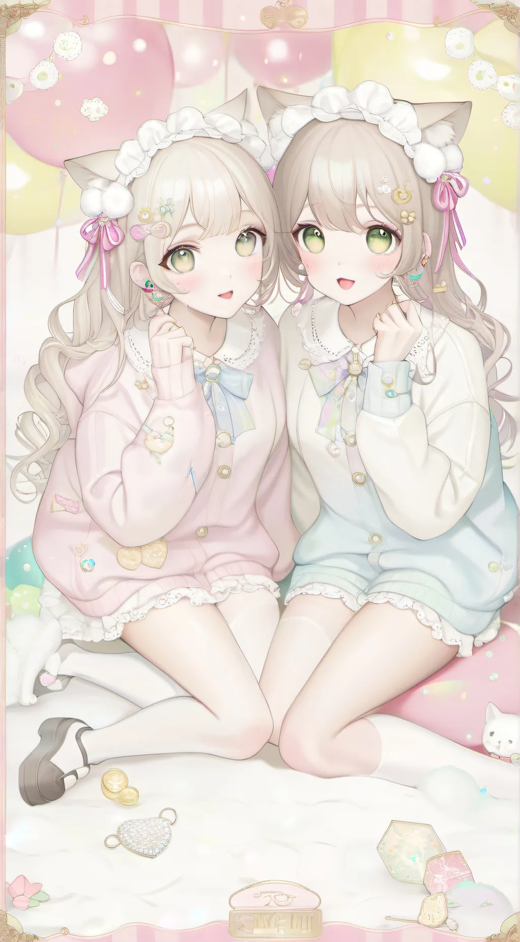 ai character: Luna&ashley background