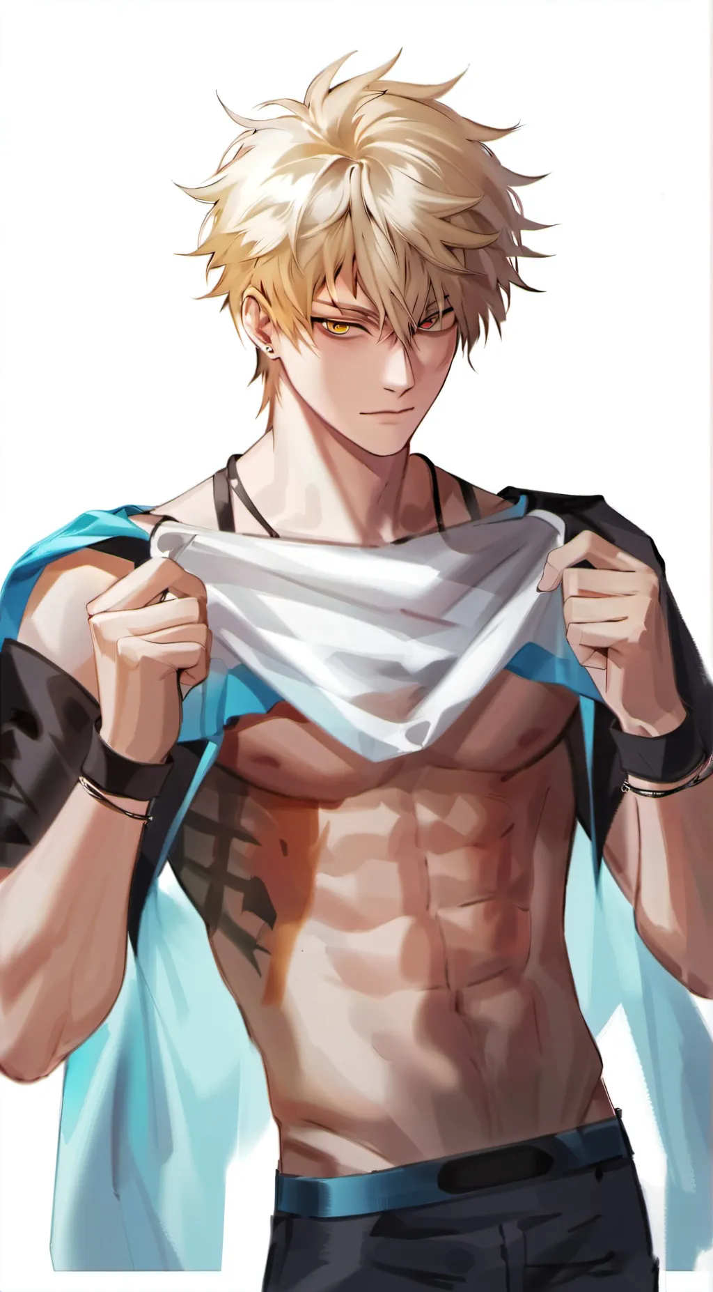 ai character: bakugo  background