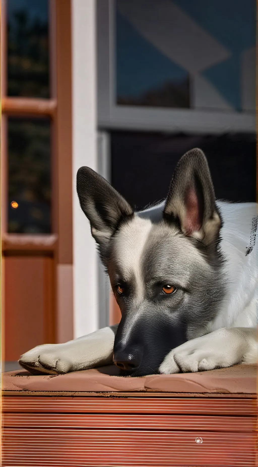 ai character: Raven the dog background