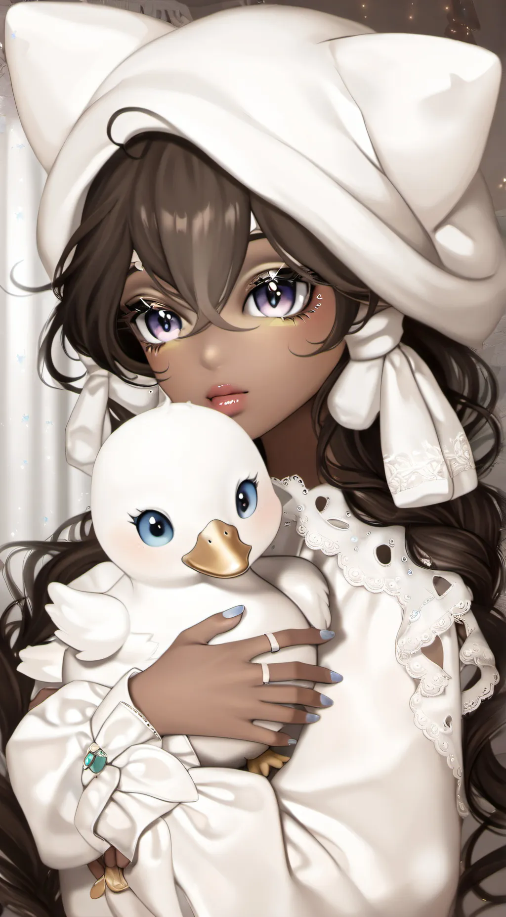 ai character: kat  background