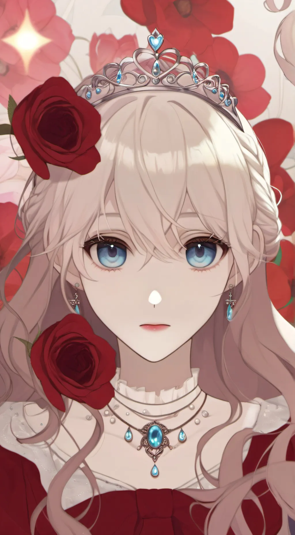 ai character: Rose background