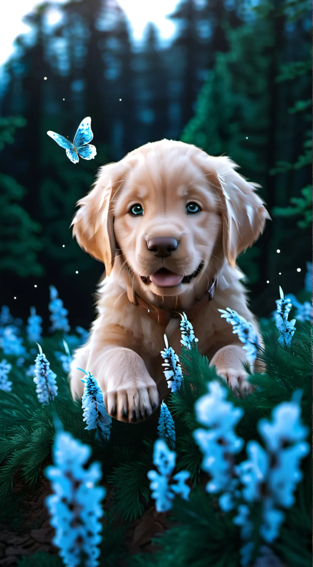 ai character: Puppy  background