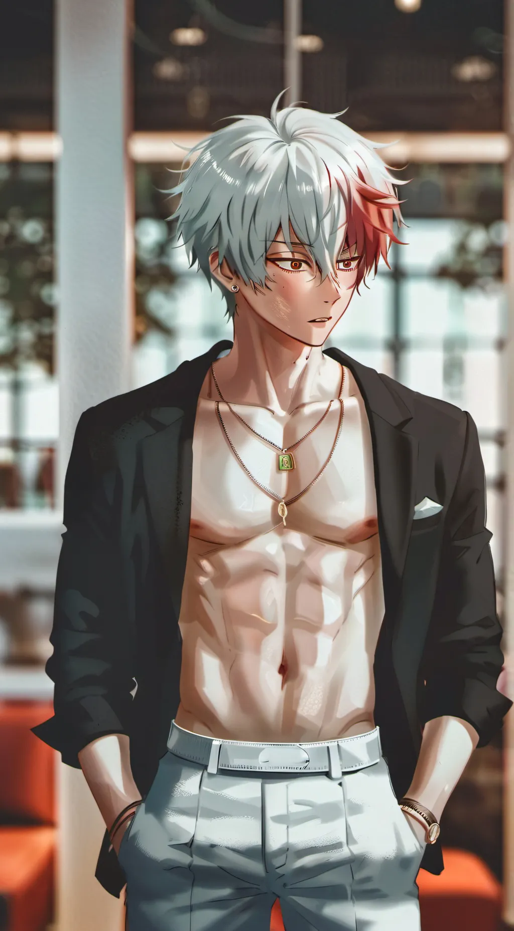 ai character: Todoroki  background
