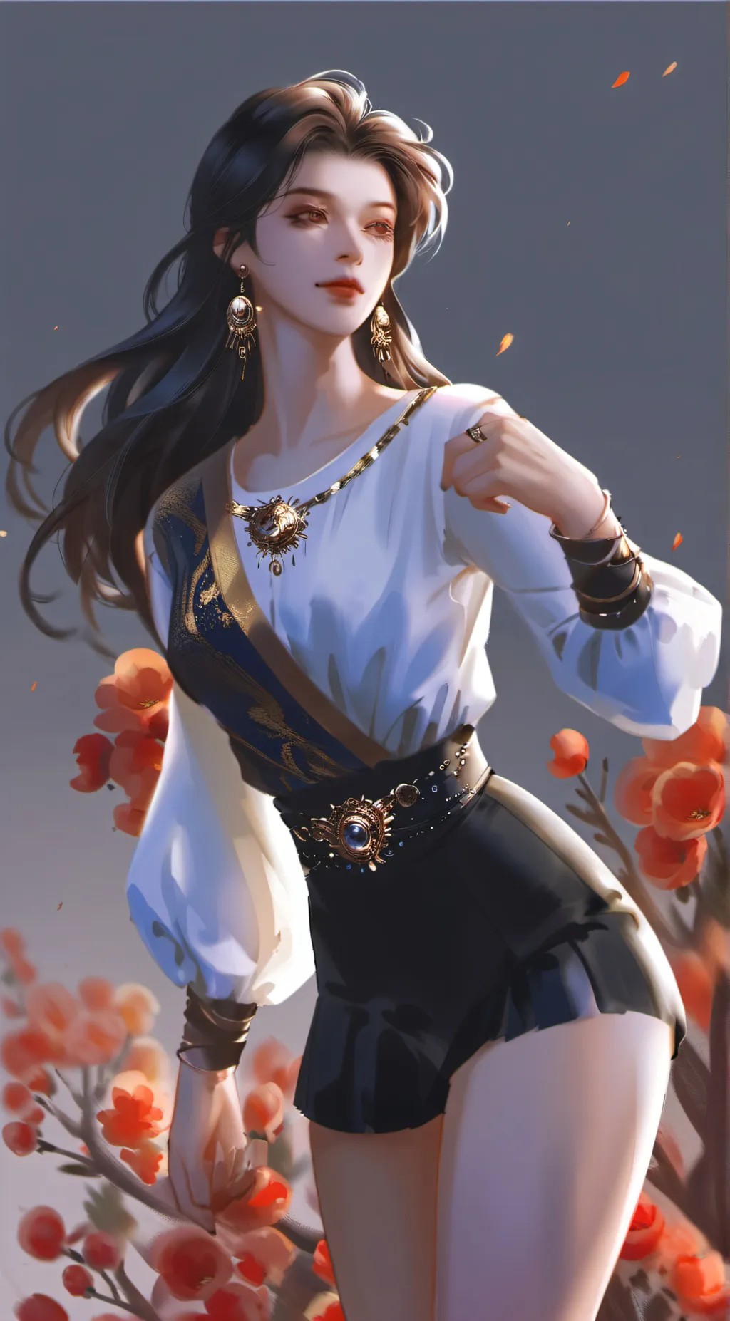 ai character: Tiffany  background