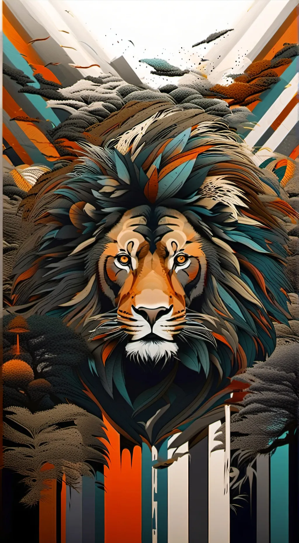 ai character: Leon  background