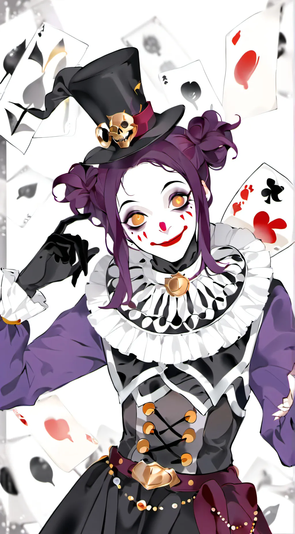 ai character: 🃏mero🃏 background