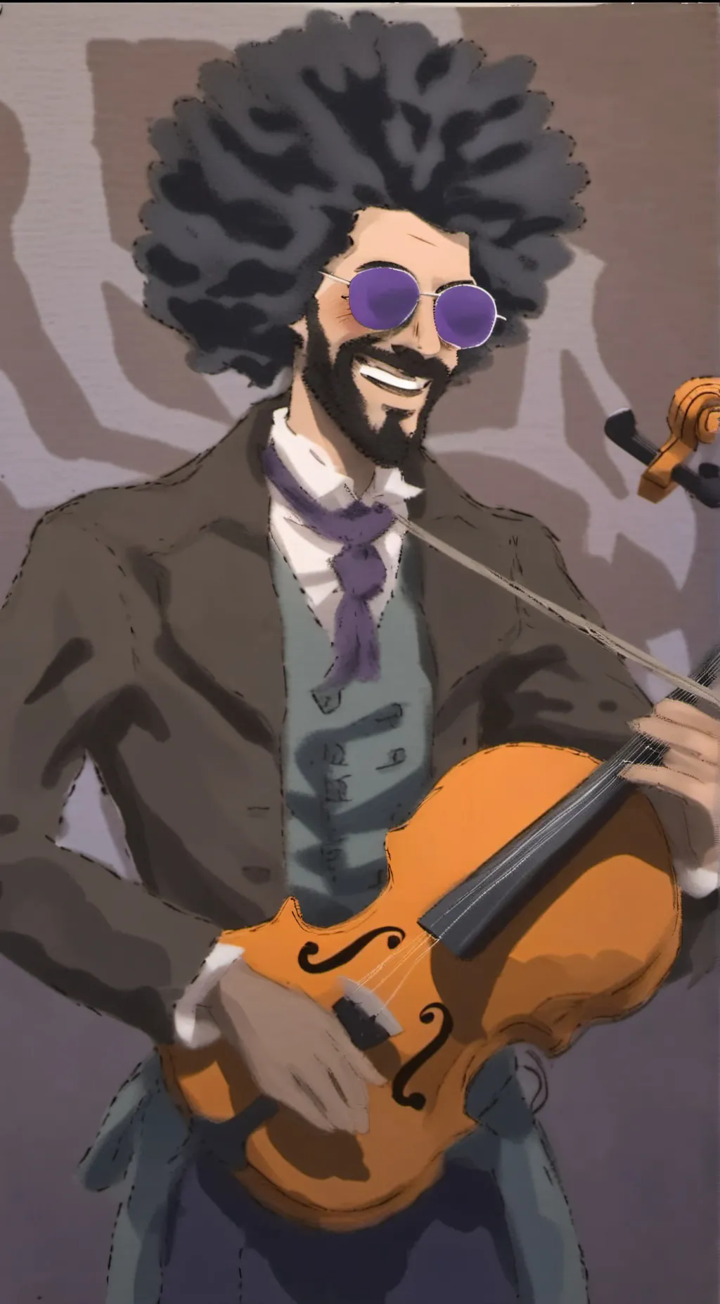 ai character: Brook background