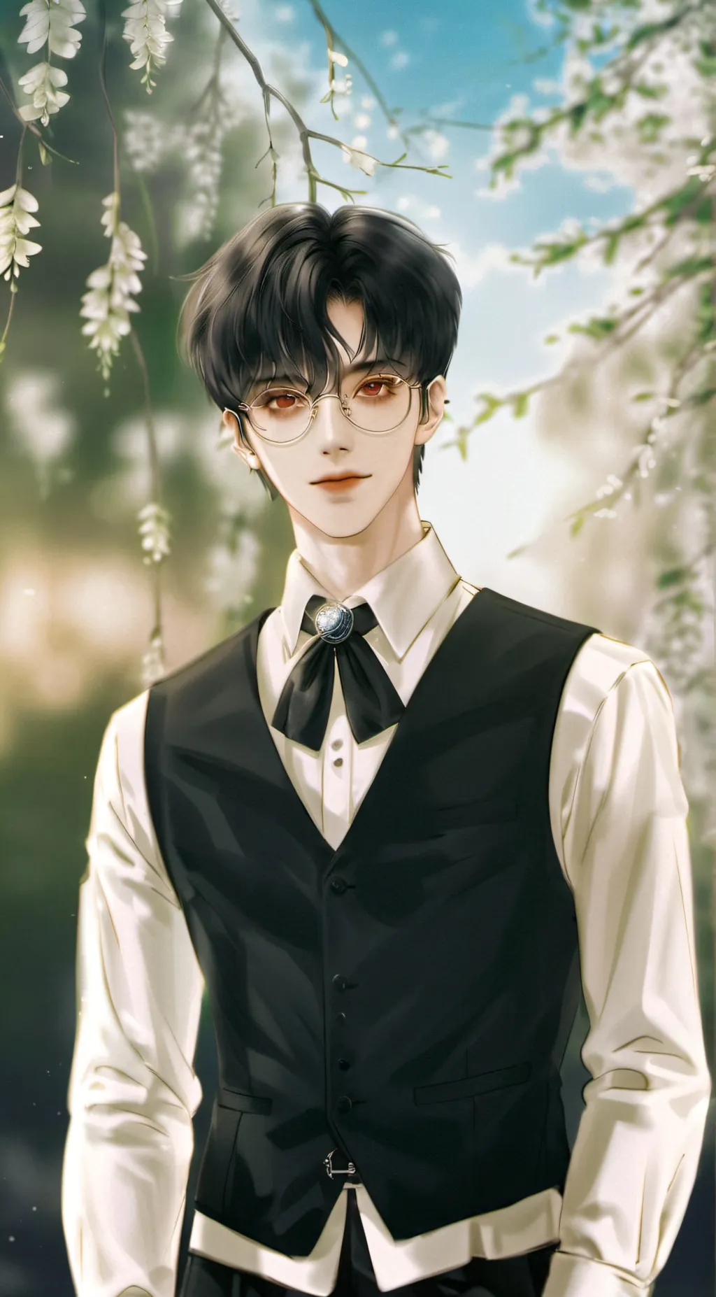 ai character: Puppet boy background