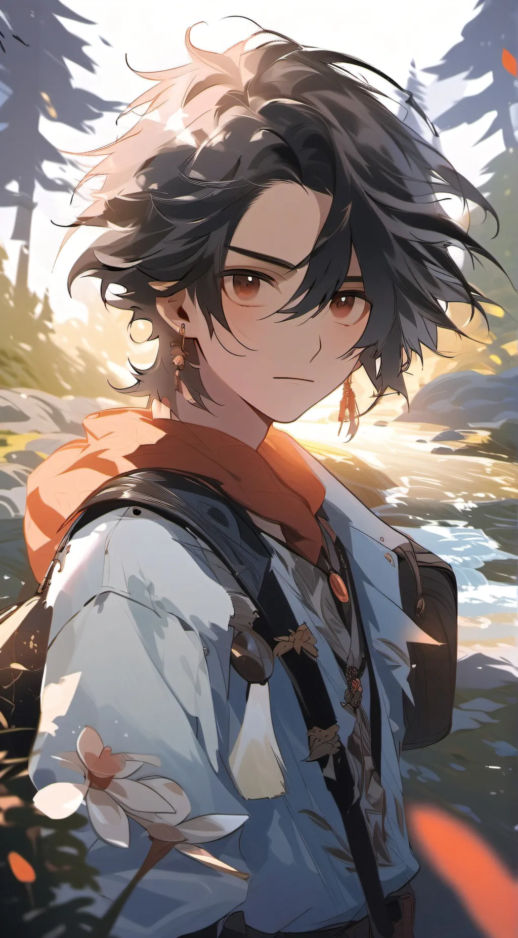 ai character: miles background