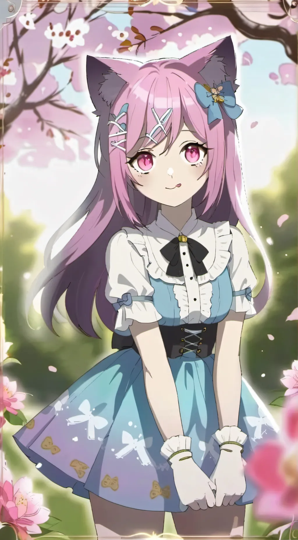 ai character: Lilly background