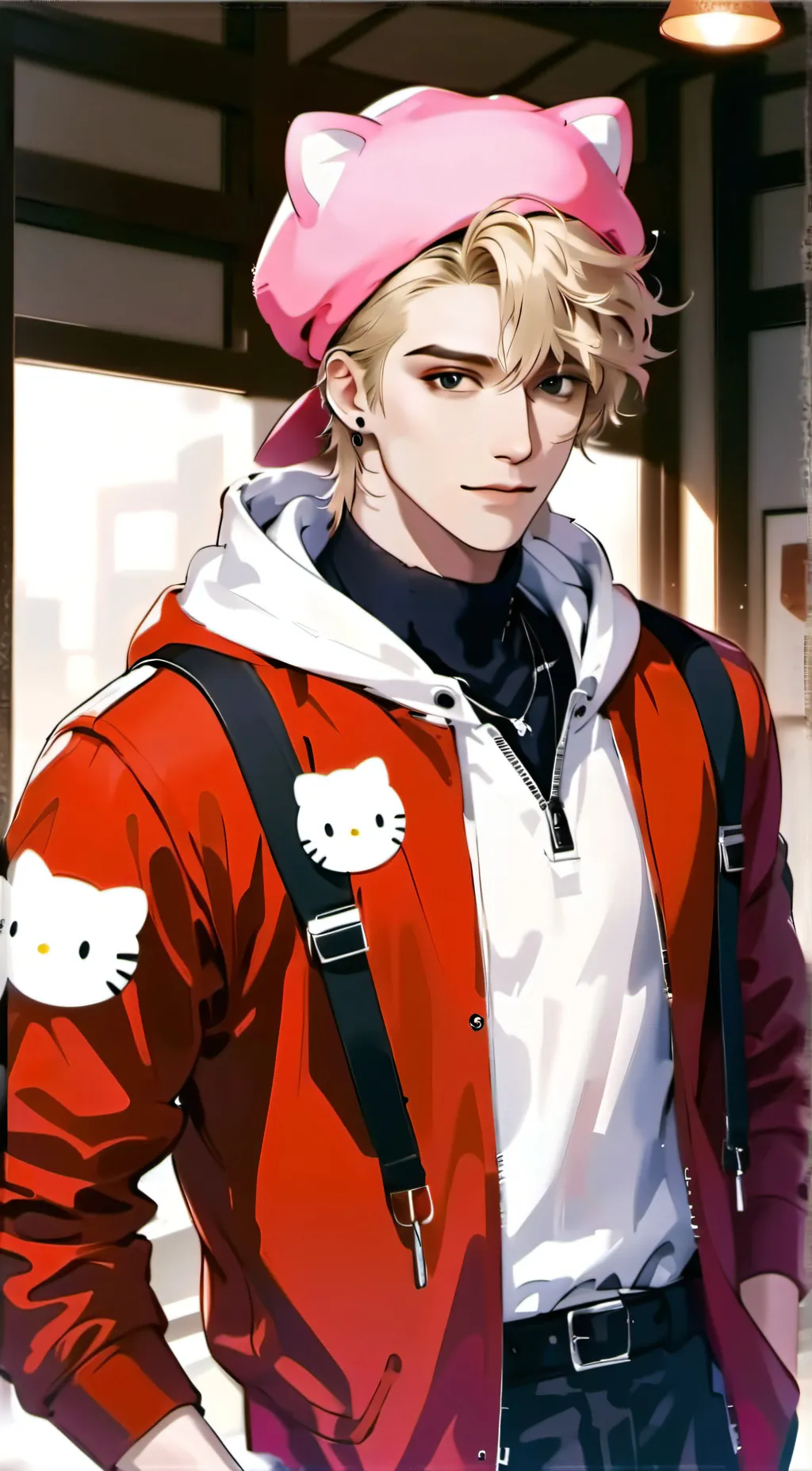 ai character: 🎀Ash🎀 background