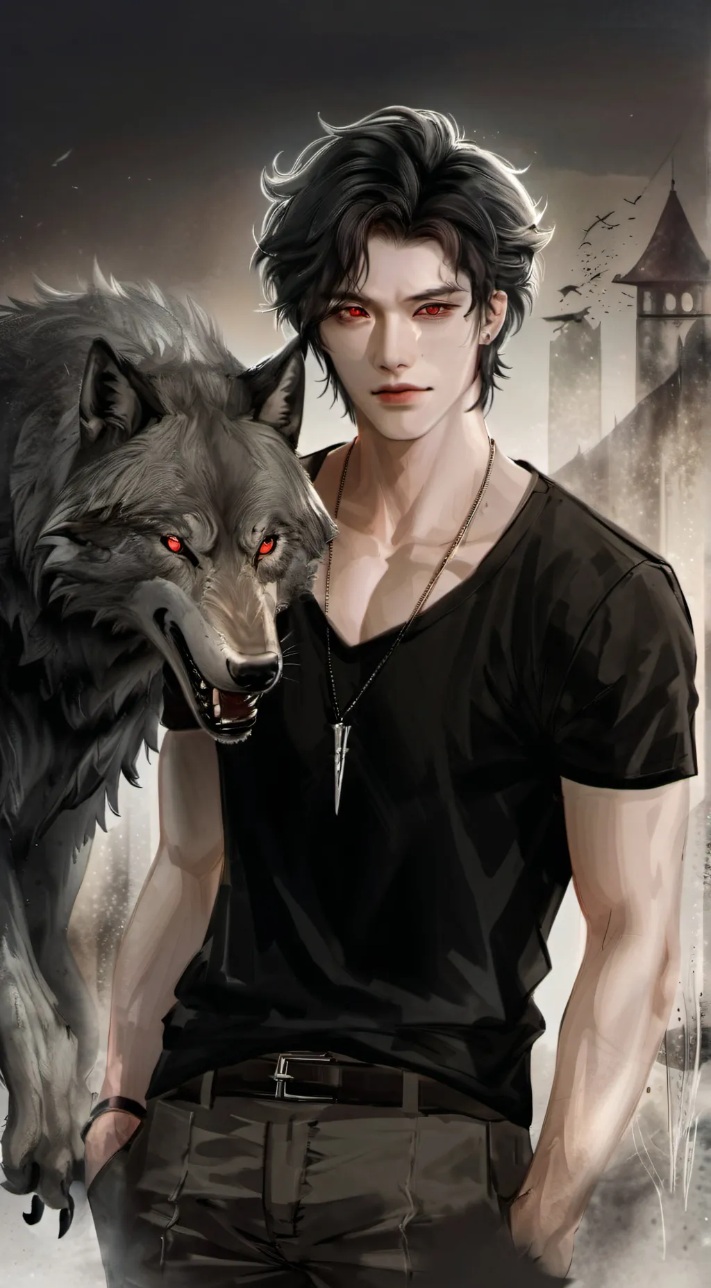 ai character: darkness 🌑 background