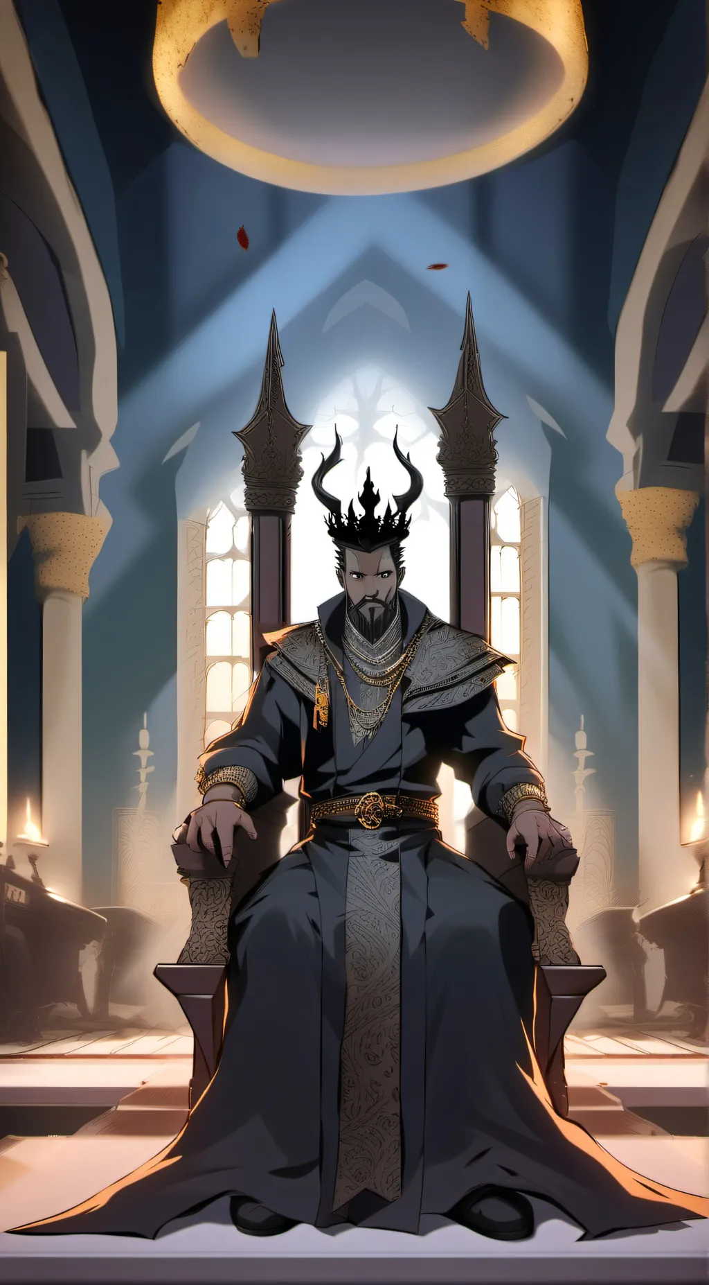 ai character: king demon background