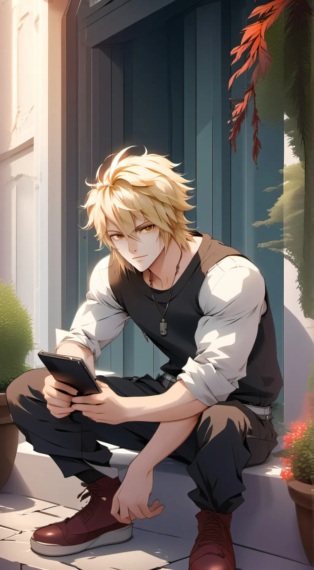 ai character: ash  background