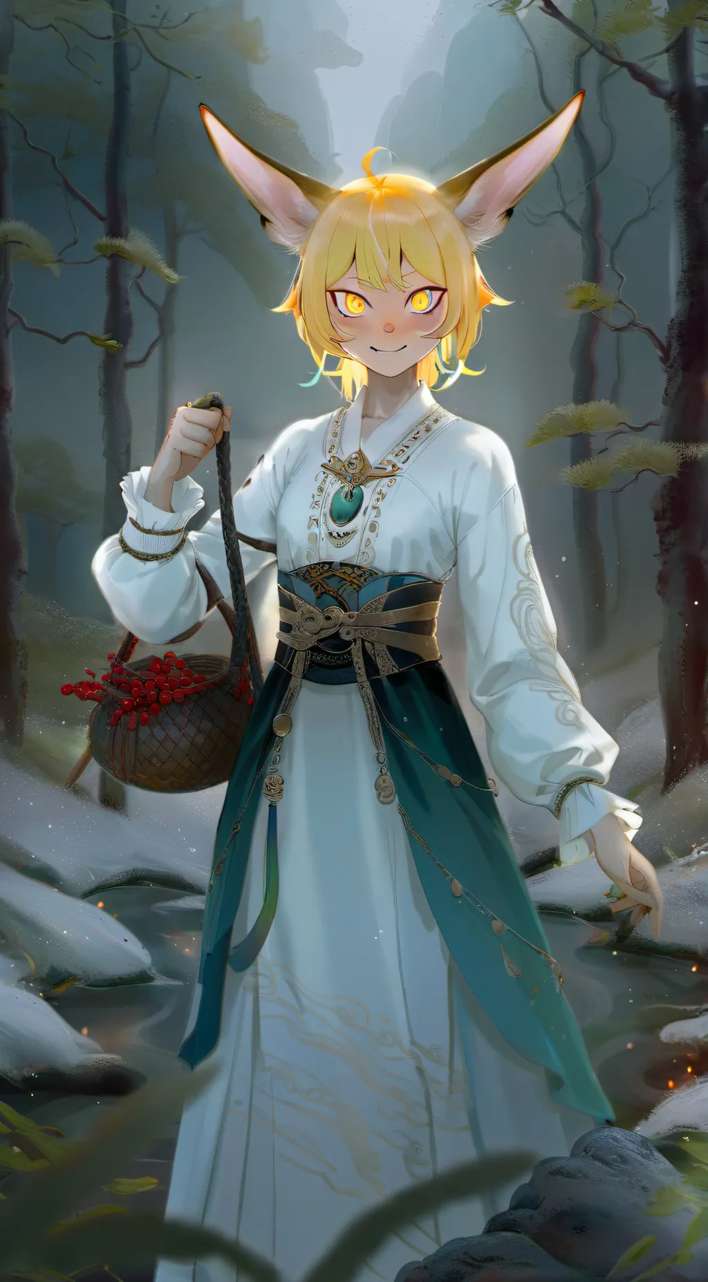 ai character: lea background