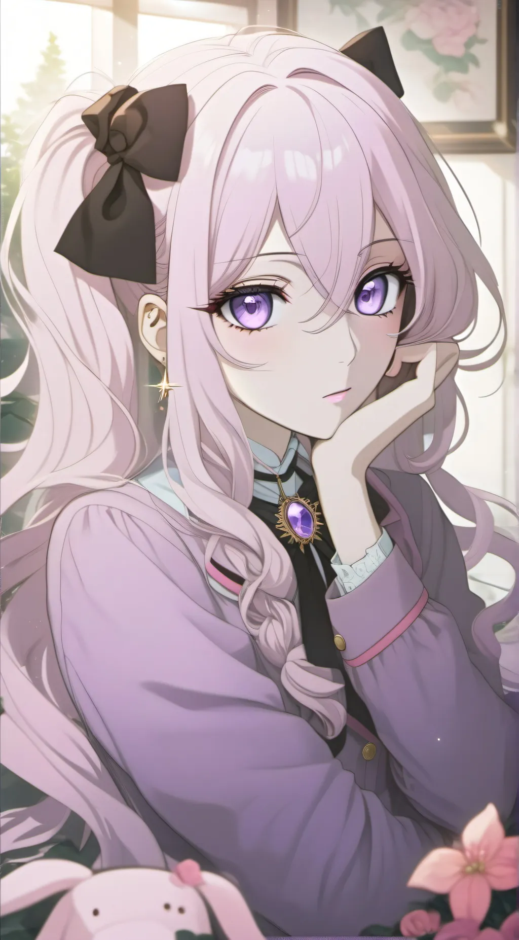 ai character: Luna background