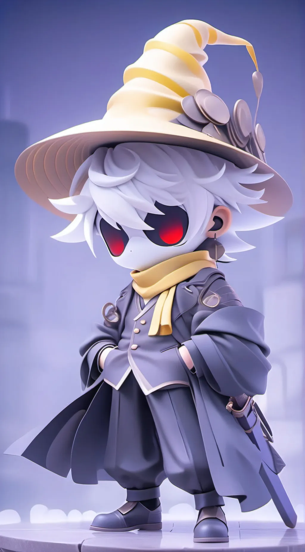 ai character: Nervous man background