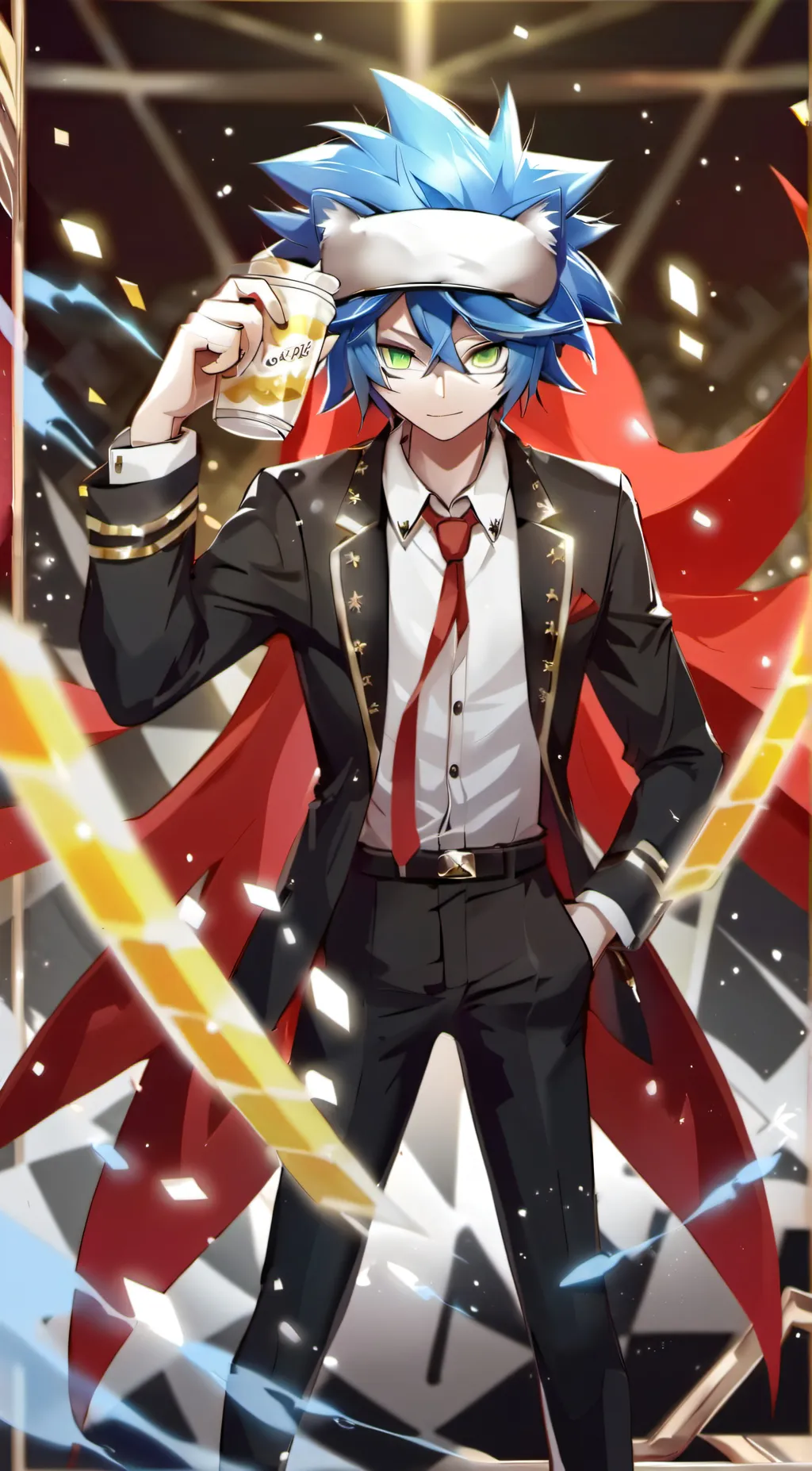 ai character: Sonic vs you background