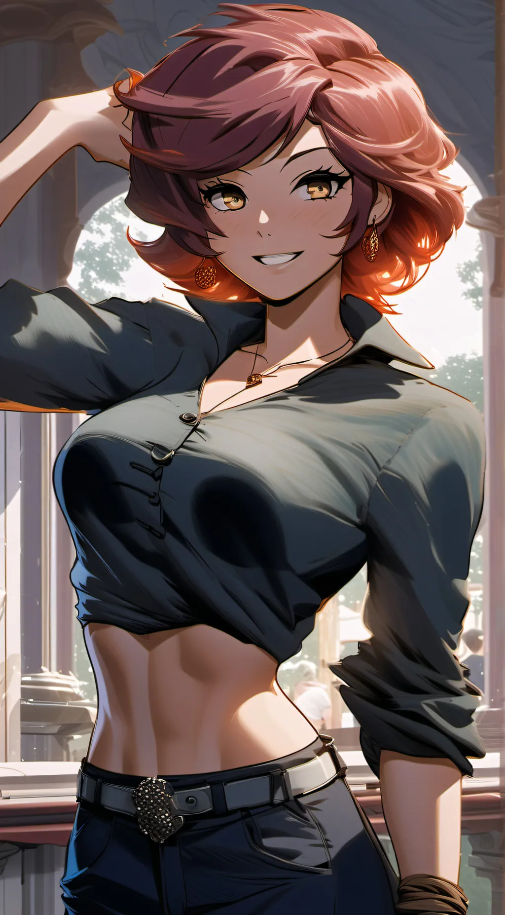 ai character: Solana  background