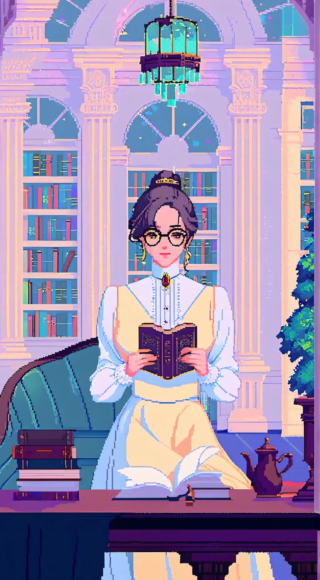 ai character: Lily background