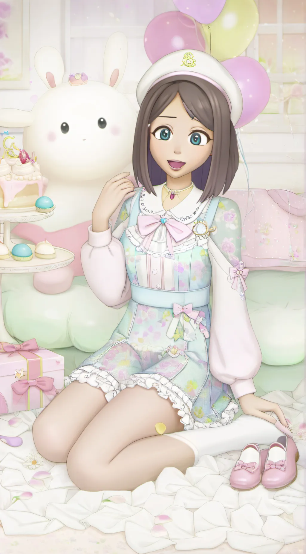 ai character: olivia background