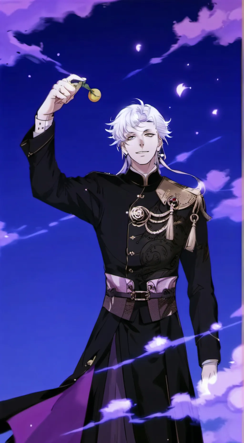 ai character: Gojo staoru background