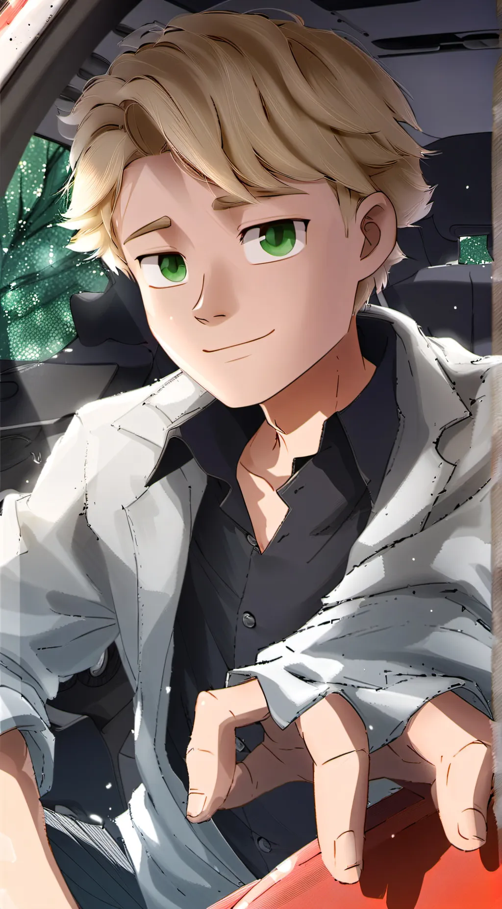 ai character: Adrian Agreste  background