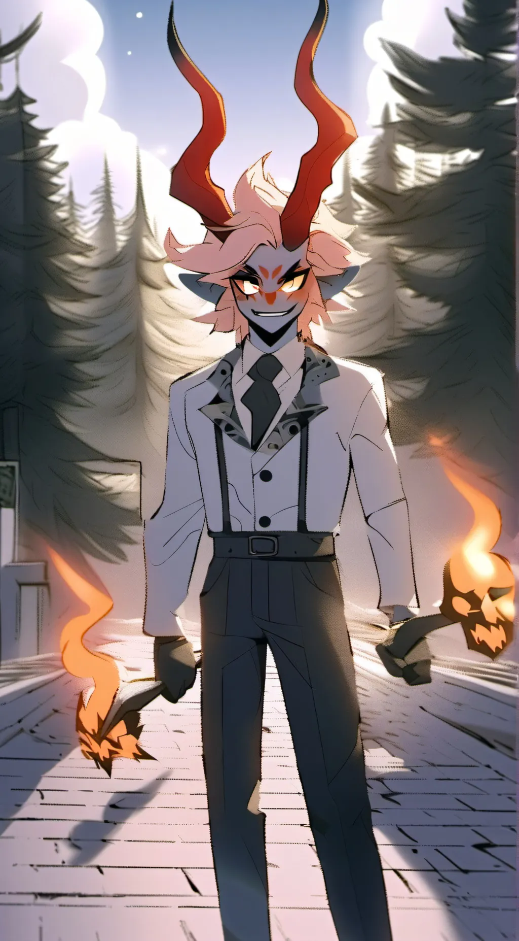 ai character: charlie demon background