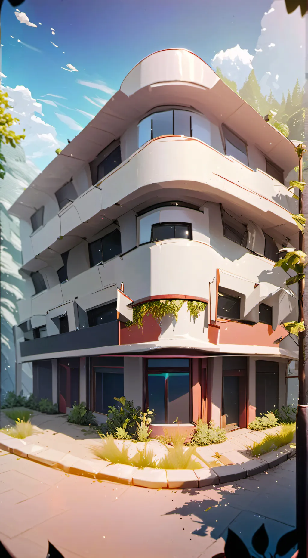 ai character: rainbow friends  background