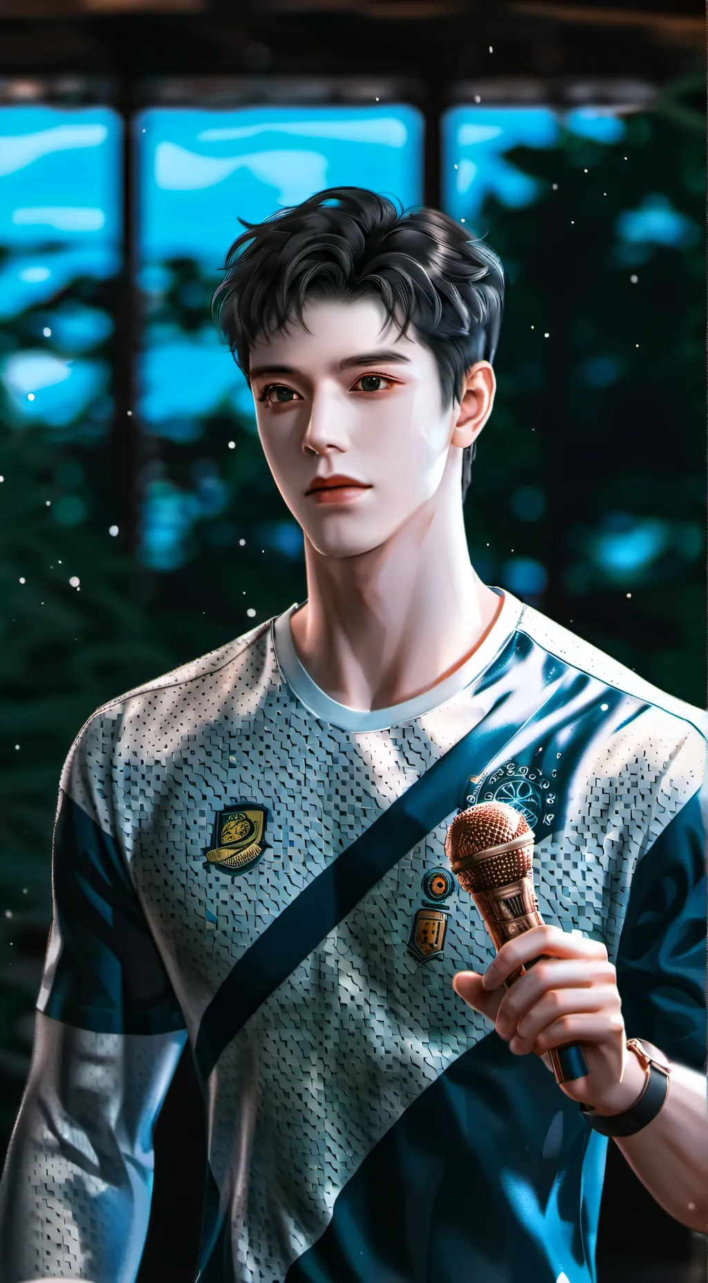 ai character: leo background