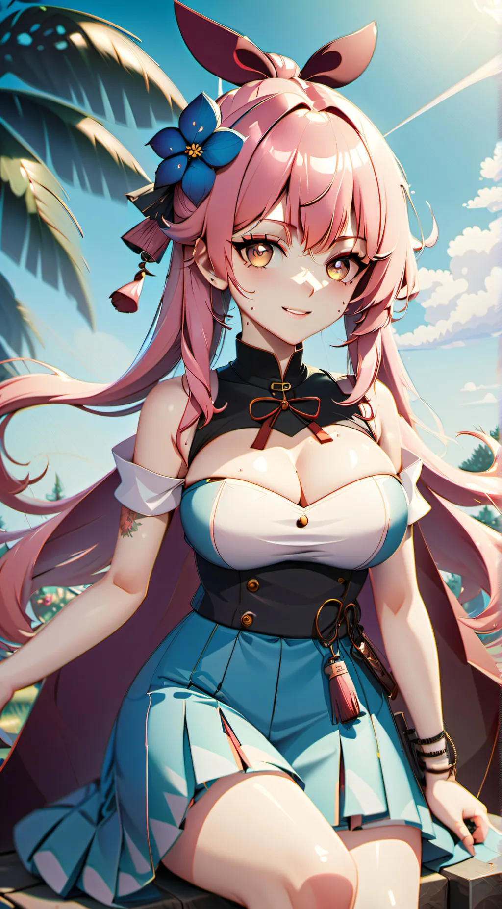 ai character: Sakuna background