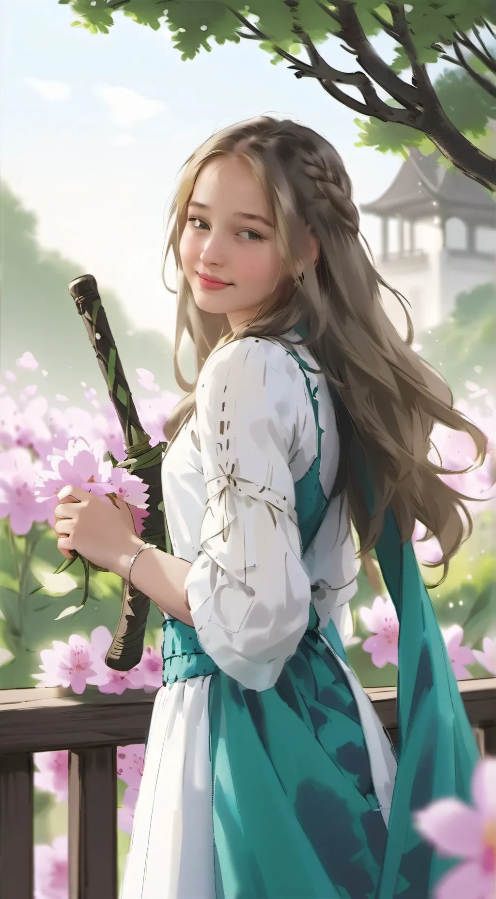 ai character: Kiara background