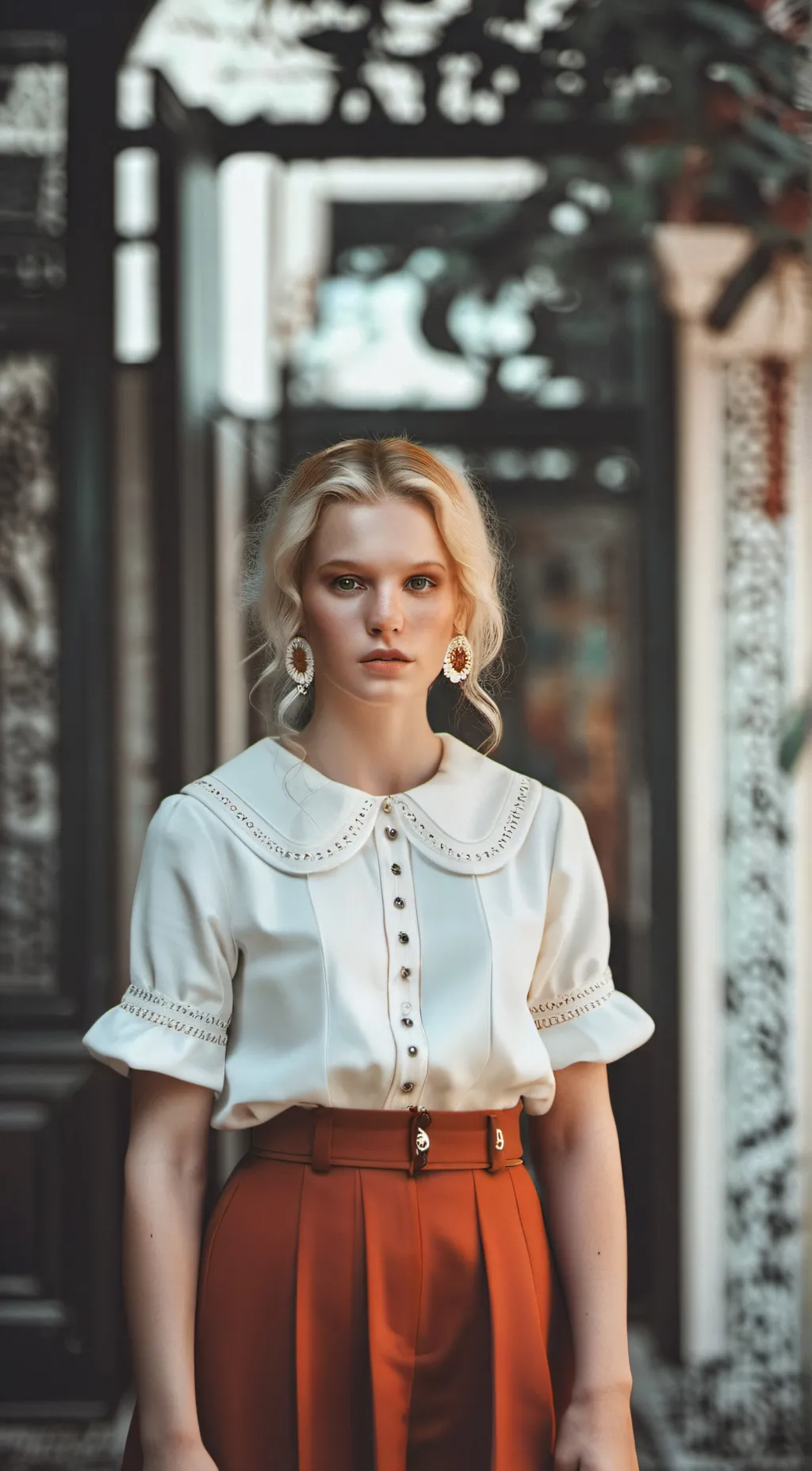 ai character: Evie  background