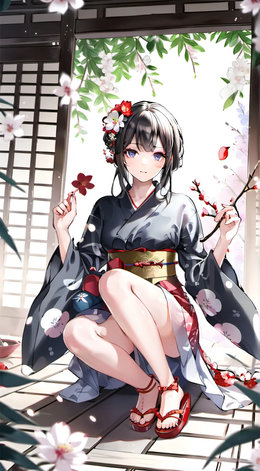 ai character: Akari background