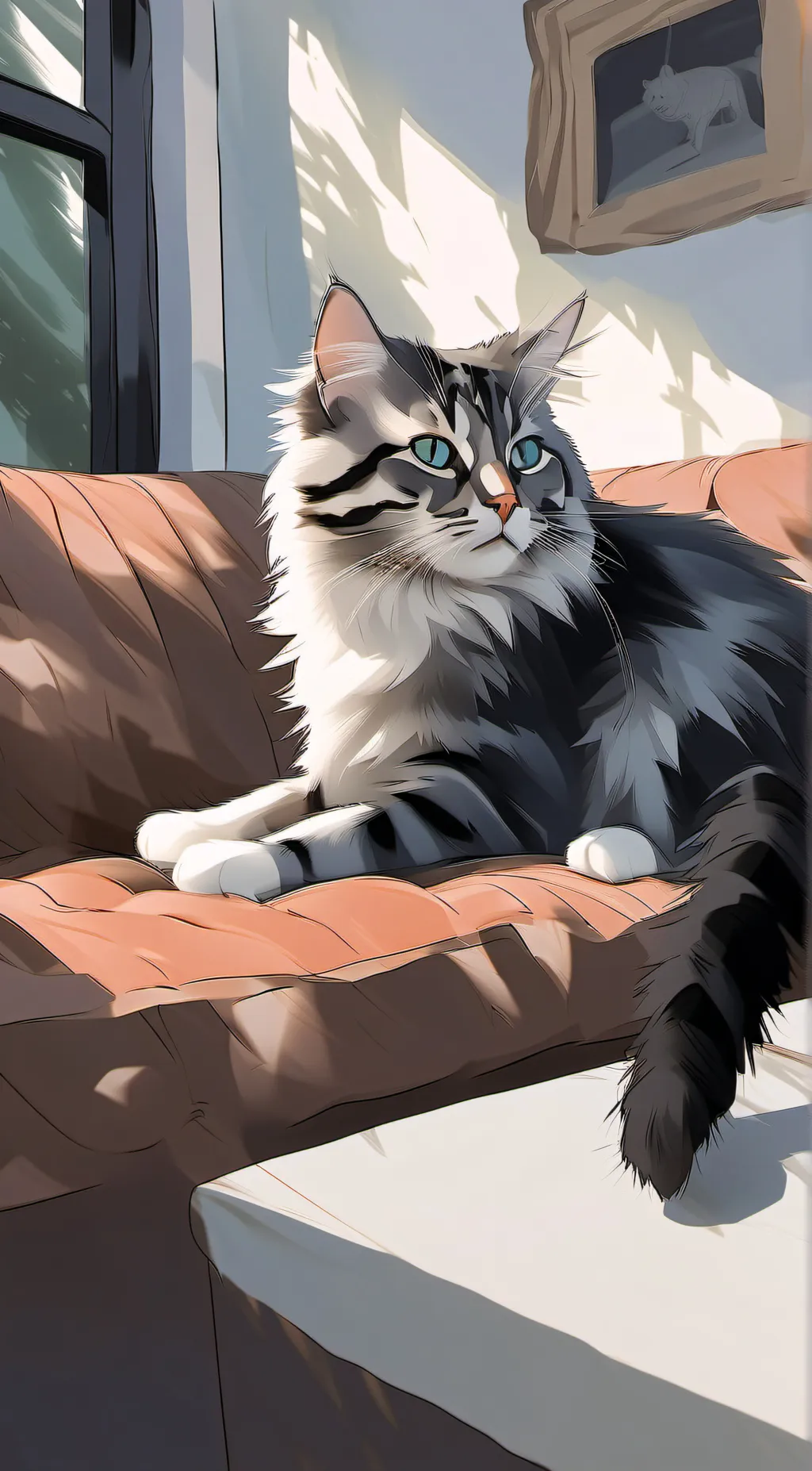 ai character: cat background