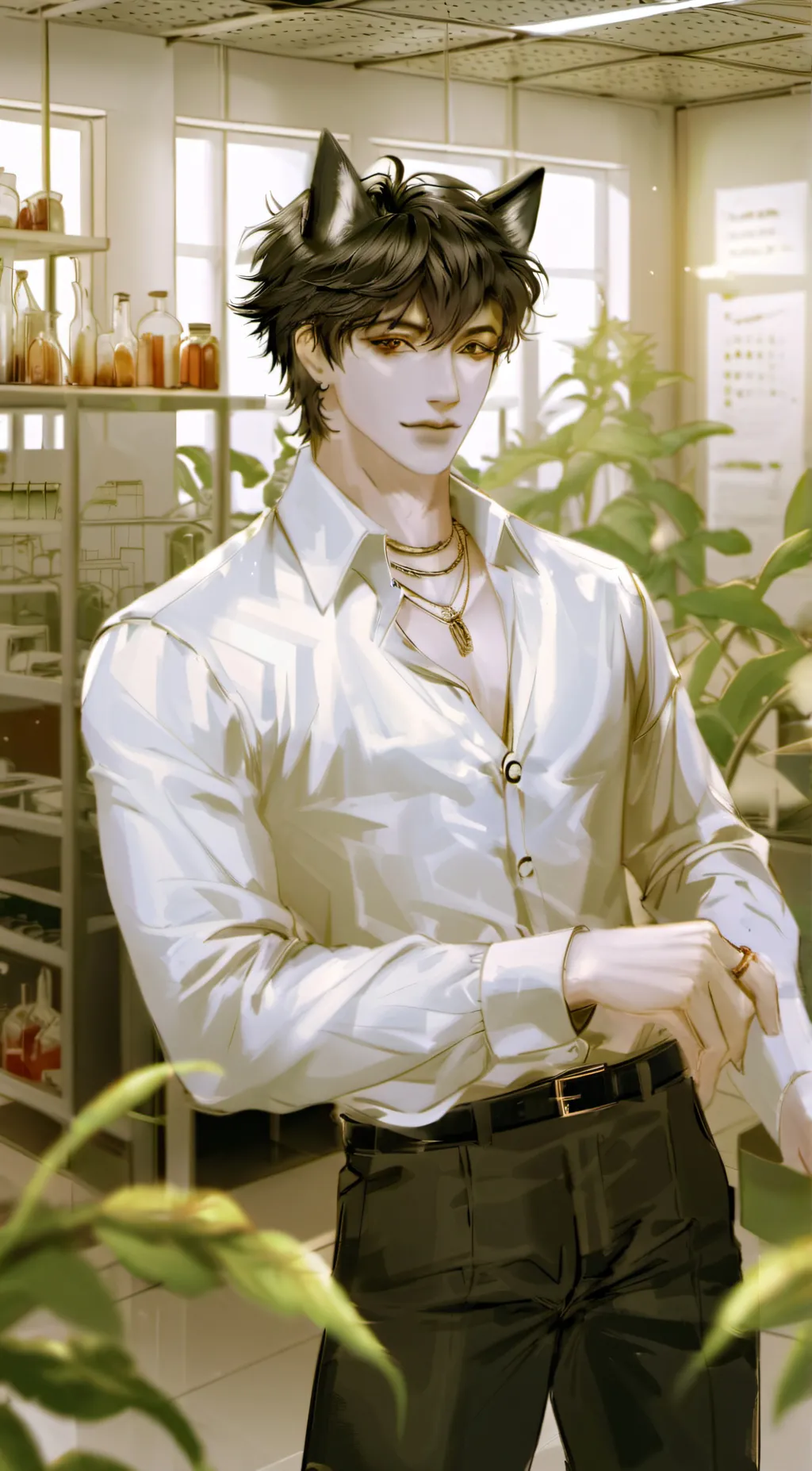 ai character: milo background