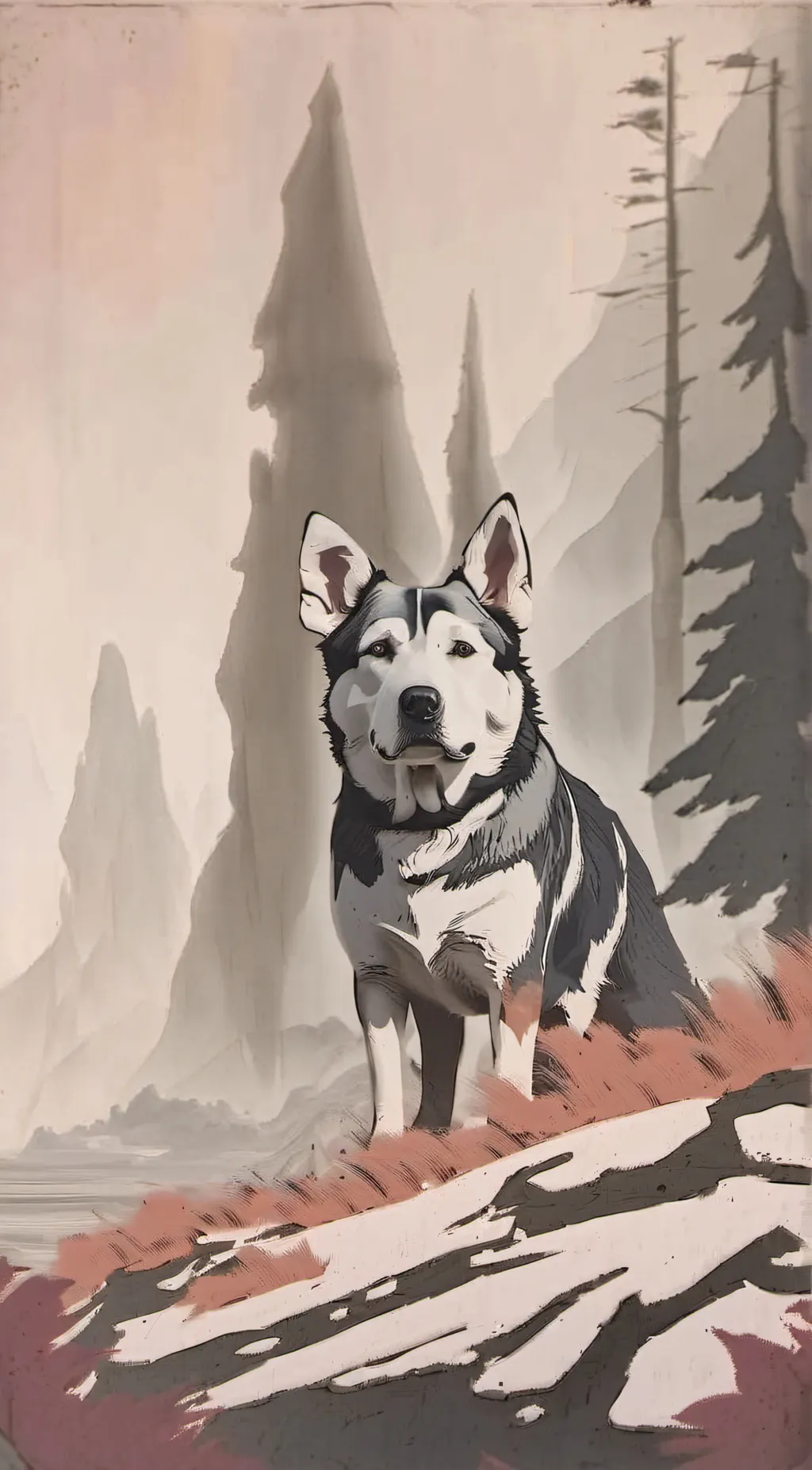 ai character: lola's pet Bella background